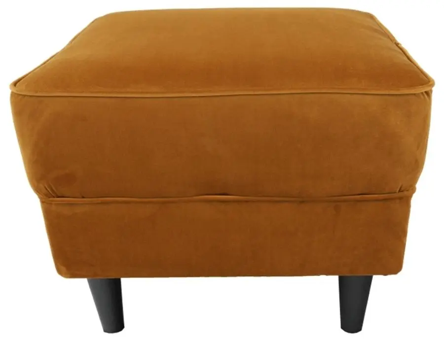 Fotoliu cu puf Mobhaus Astrid (Mustard)