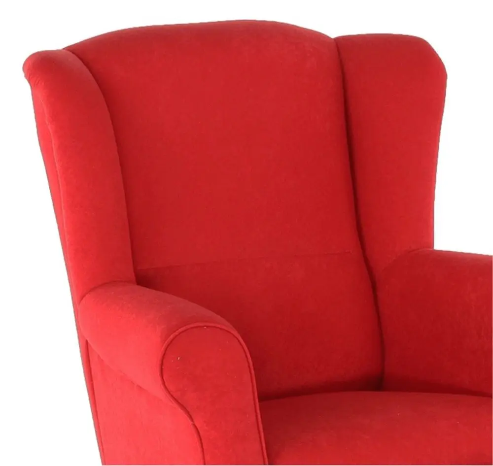 Fotoliu cu puf Mobhaus Astrid (Red)