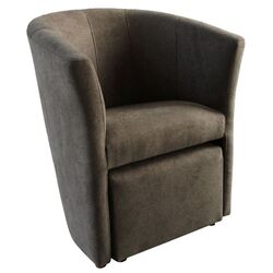 Кресло с пуфом Mobhaus Rose (Brown) Thumb