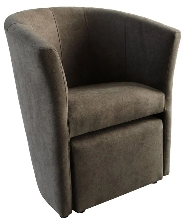 Кресло с пуфом Mobhaus Rose (Brown)