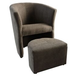 Fotoliu cu puf Mobhaus Rose (Brown)