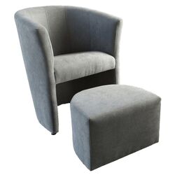 Fotoliu cu puf Mobhaus Rose (Gray)