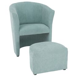 Fotoliu cu puf Mobhaus Rose (Menthol)