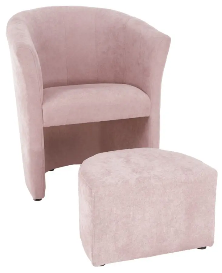 Fotoliu cu puf Mobhaus Rose (Powdery Pink)