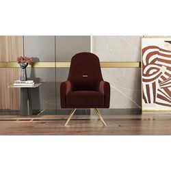 Fotoliu ModaLife Demre (Dark Red/Black) Thumb