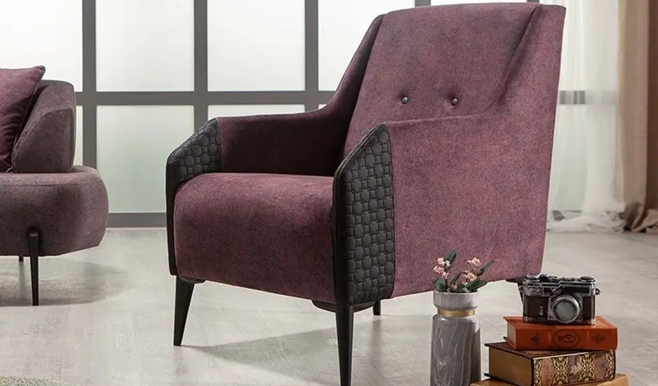 Fotoliu ModaLife Romeo (Bordeaux)