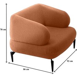 Кресло Modalife Rose (Orange) Thumb