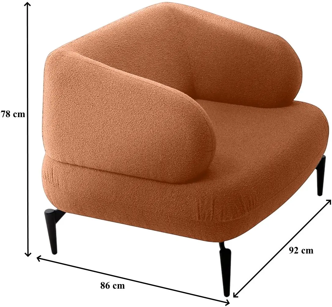 Кресло Modalife Rose (Orange)