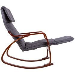 Кресло-качалка Modern Home TXRC-02 (Grey/Walnut) Thumb