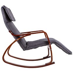 Кресло-качалка Modern Home TXRC-02 (Grey/Walnut) Thumb