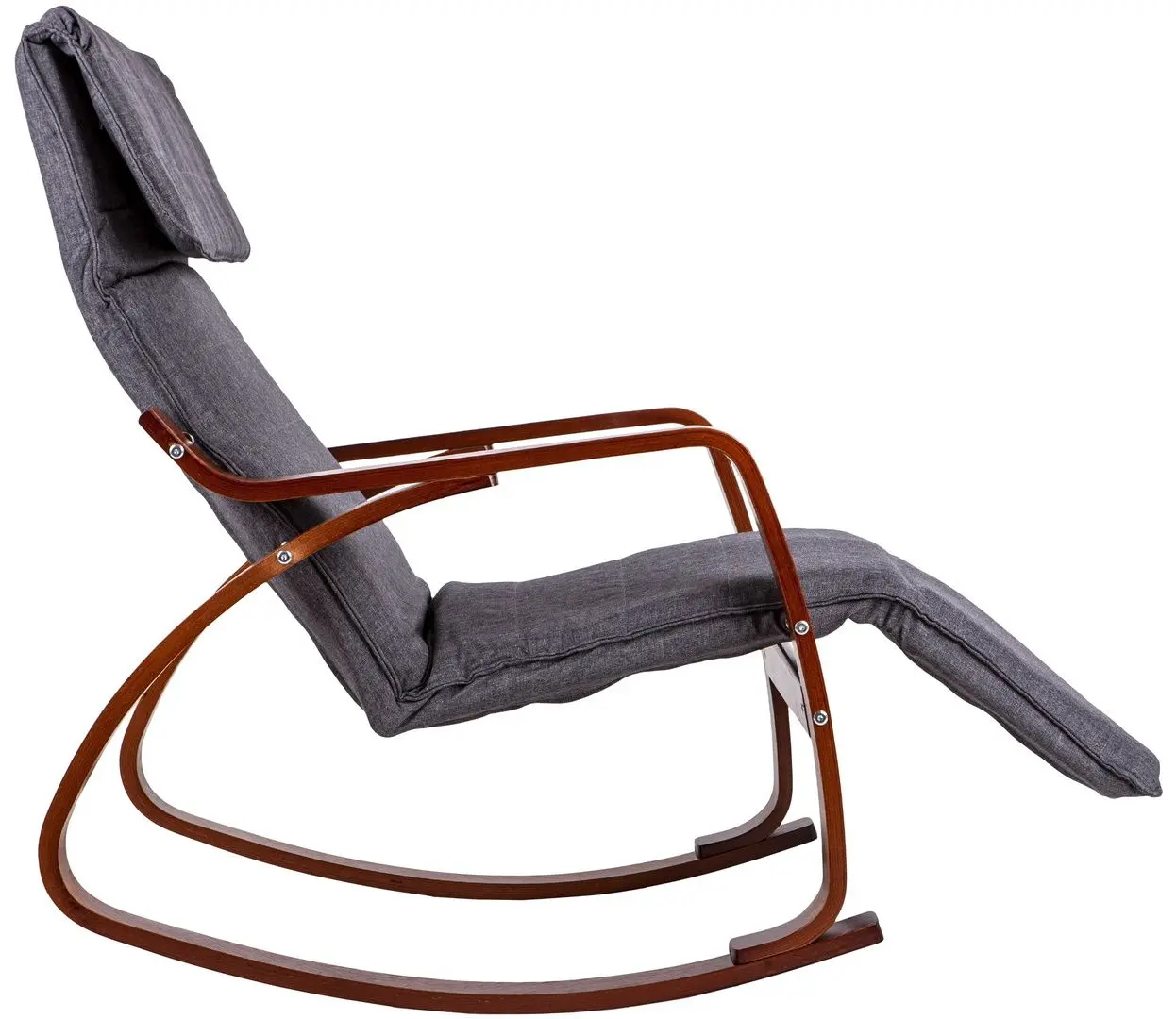 Кресло-качалка Modern Home TXRC-02 (Grey/Walnut)