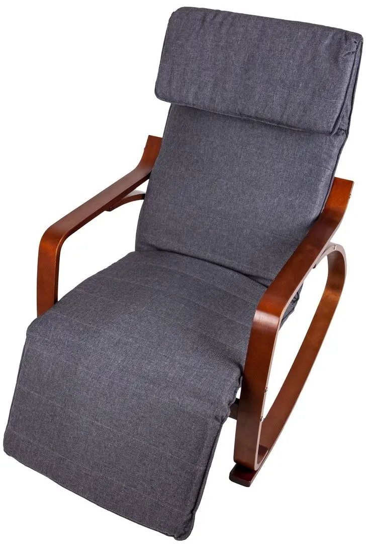 Кресло-качалка Modern Home TXRC-02 (Grey/Walnut)