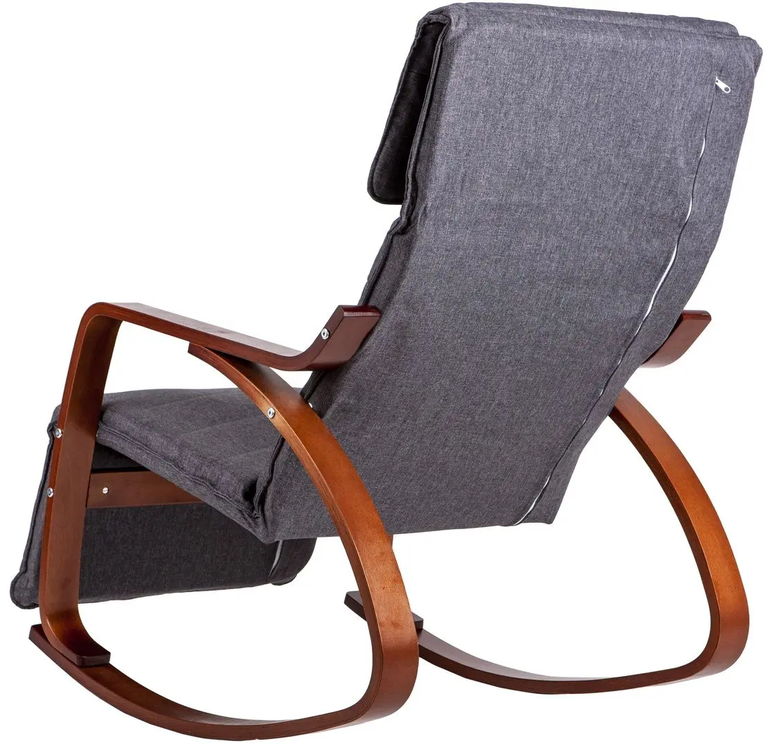 Кресло-качалка Modern Home TXRC-02 (Grey/Walnut)