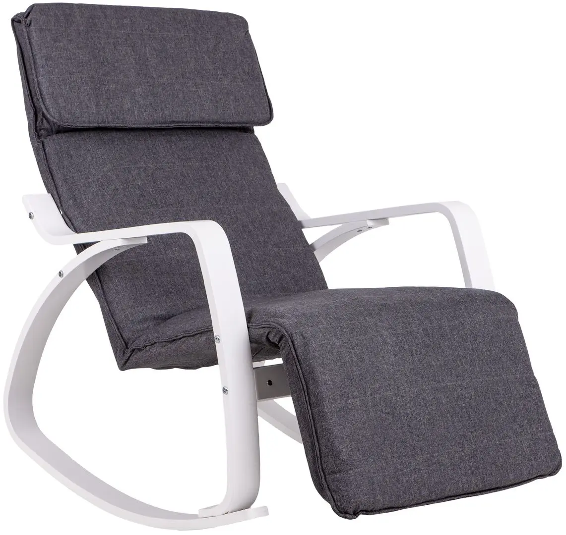 Fotoliu balansoar Modern Home TXRC-02 (Grey/White)