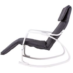 Fotoliu balansoar Modern Home TXRC-02 (Grey/White) Thumb