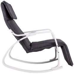 Fotoliu balansoar Modern Home TXRC-02 (Grey/White) Thumb