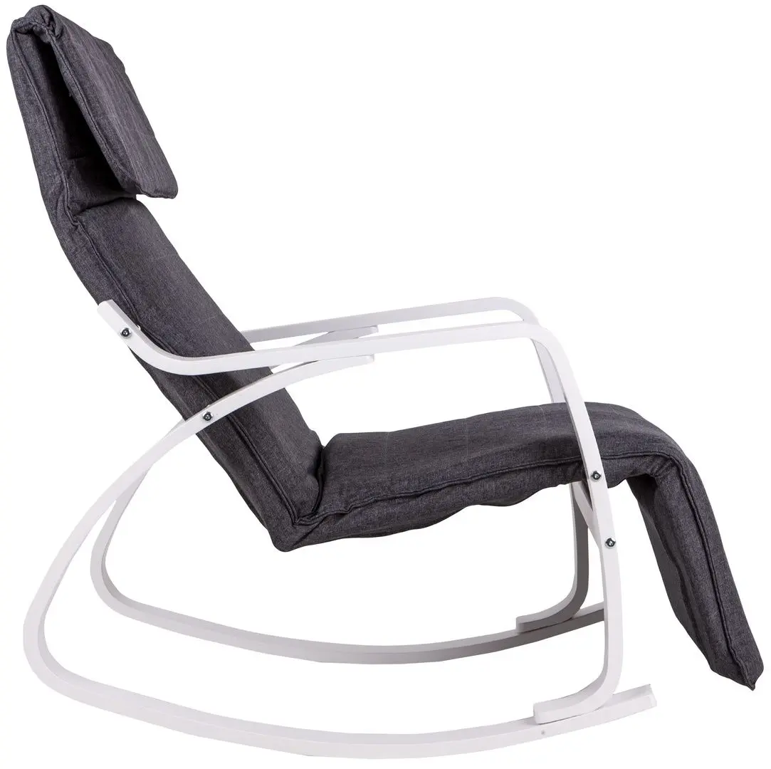 Fotoliu balansoar Modern Home TXRC-02 (Grey/White)