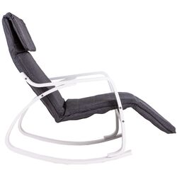 Fotoliu balansoar Modern Home TXRC-02 (Grey/White) Thumb