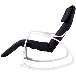 Кресло-качалка Modern Home TXRC-03 (Black/White) Thumb