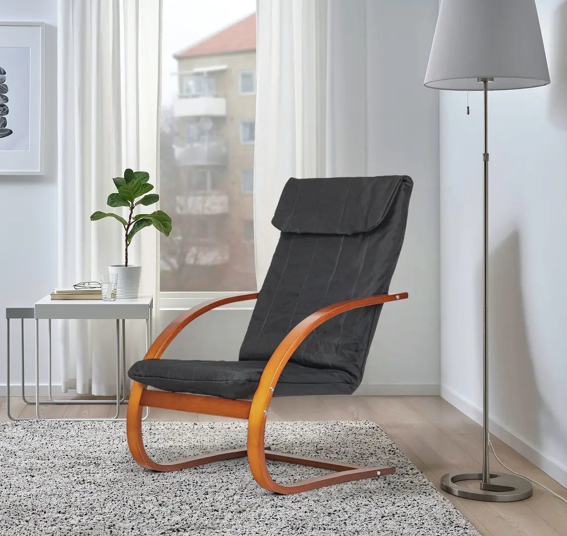 Кресло-качалка Modern Home TXWQM-31 (Walnut/Black)