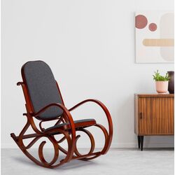 Fotoliu balansoar Modern Home TXWQM-F001 (Dark grey/Brown)