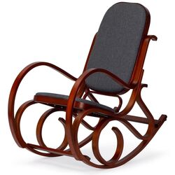 Fotoliu balansoar Modern Home TXWQM-F001 (Dark grey/Brown) Thumb