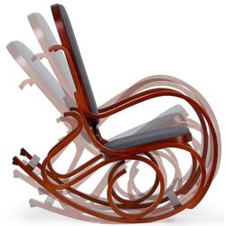 Fotoliu balansoar Modern Home TXWQM-F001 (Dark grey/Brown) Thumb