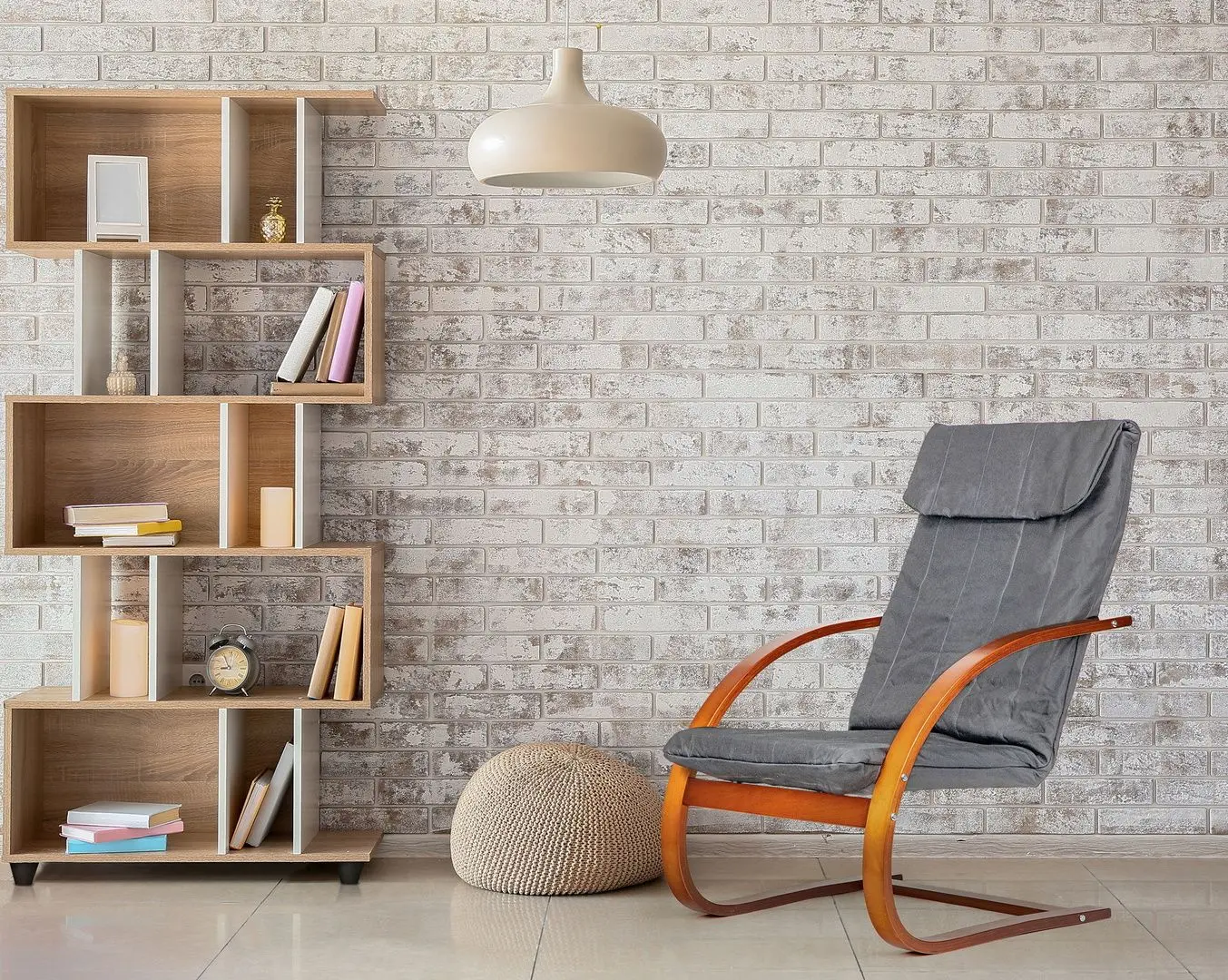 Fotoliu Modern Home TXWQM-31 (Grey/Walnut)