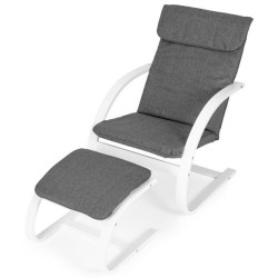 Кресло с подставкой для ног Modern Home TXWQM-31-6 (White/Grey) Thumb