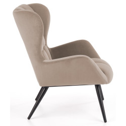 Fotoliu Halmar Tyrion (Beige/Black) Thumb