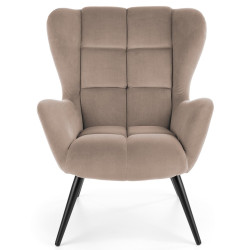Fotoliu Halmar Tyrion (Beige/Black) Thumb
