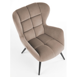 Fotoliu Halmar Tyrion (Beige/Black) Thumb