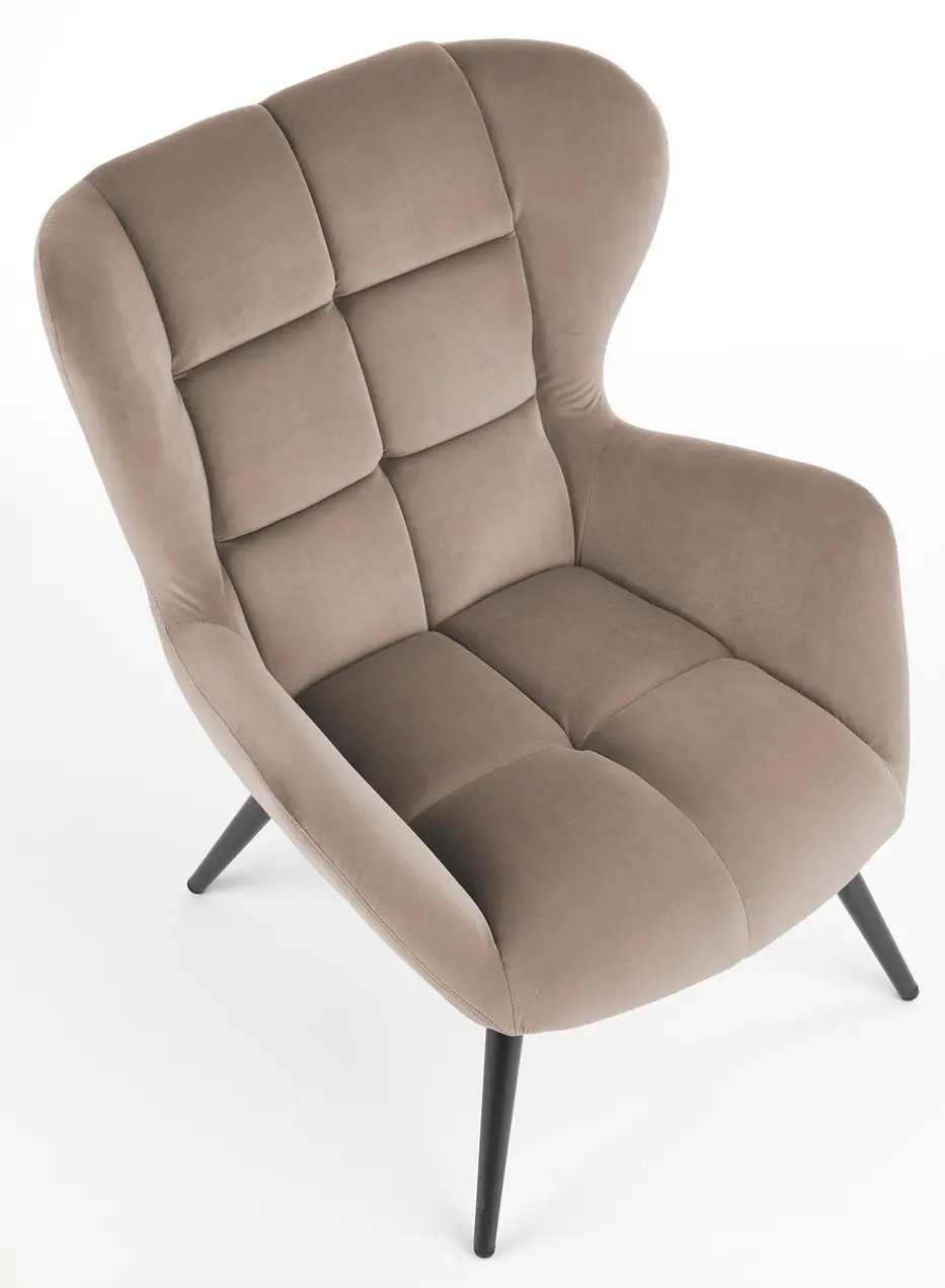 Fotoliu Halmar Tyrion (Beige/Black)