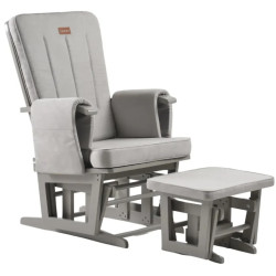 Fotoliu cu suport pentru picioare Onino Calm.me Classic (Pearl Grey) Thumb
