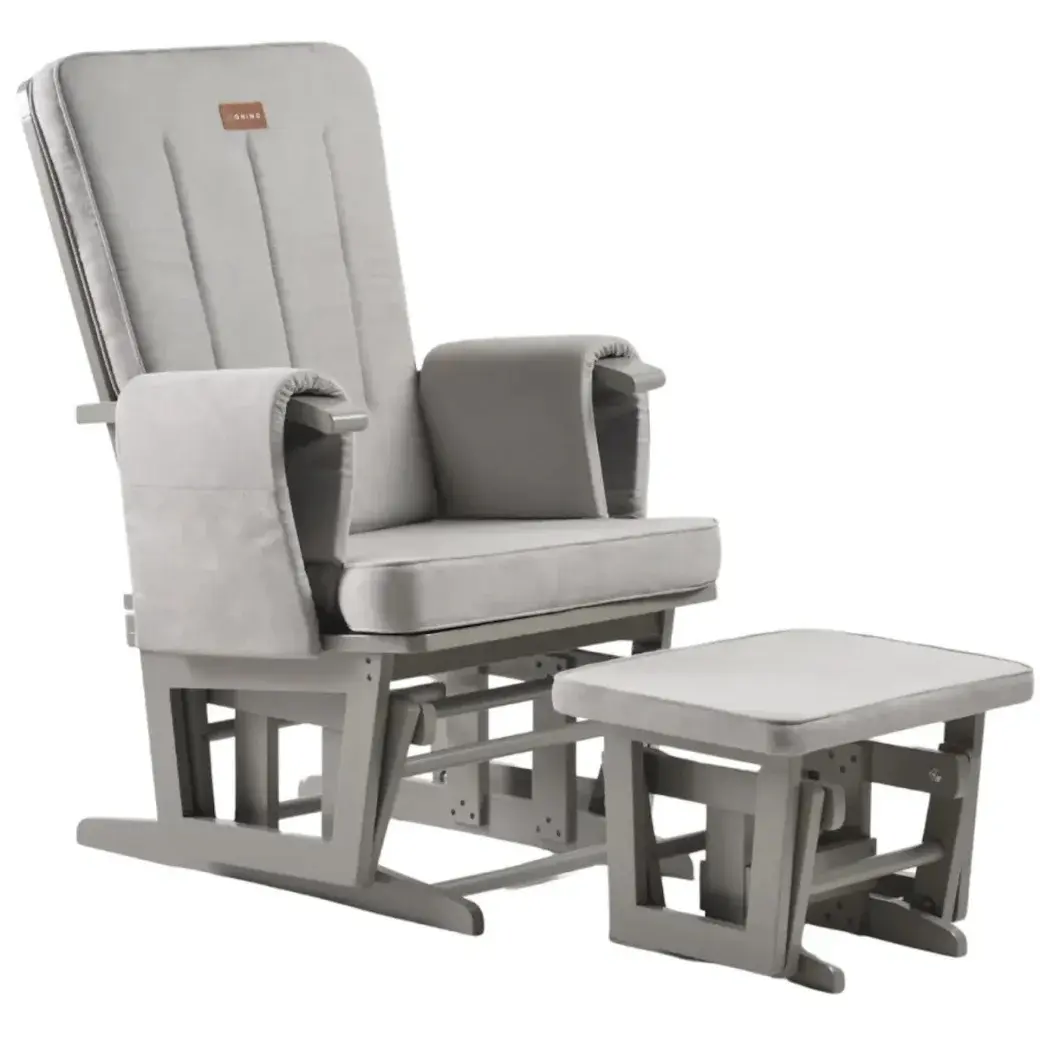 Fotoliu cu suport pentru picioare Onino Calm.me Classic (Pearl Grey) - 2