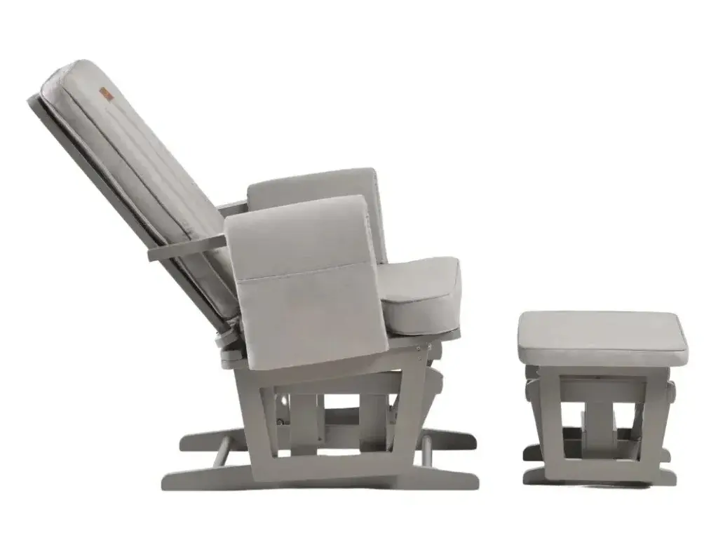 Fotoliu cu suport pentru picioare Onino Calm.me Classic (Pearl Grey) - 3