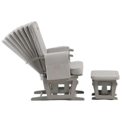 Fotoliu cu suport pentru picioare Onino Calm.me Classic (Pearl Grey) Thumb