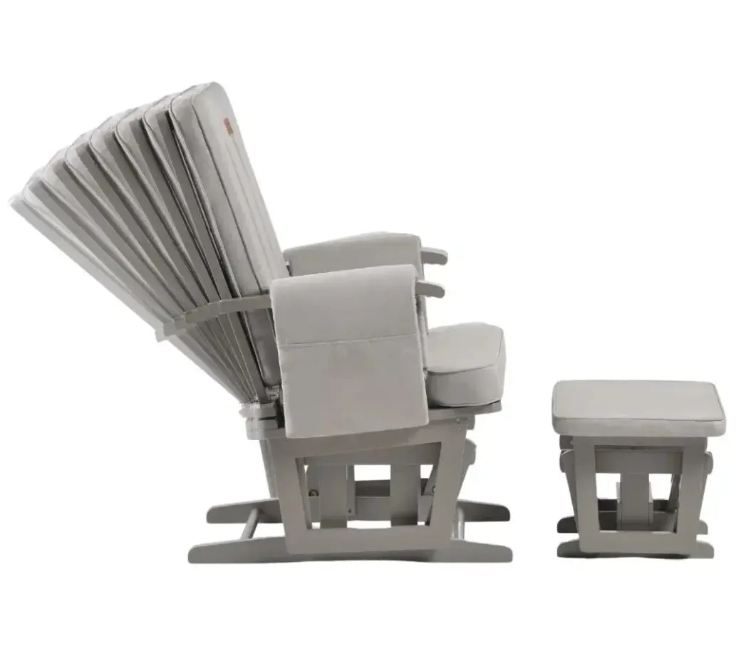 Fotoliu cu suport pentru picioare Onino Calm.me Classic (Pearl Grey) - 4