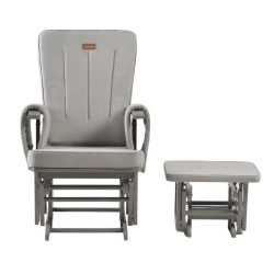 Fotoliu cu suport pentru picioare Onino Calm.me Classic (Pearl Grey) Thumb