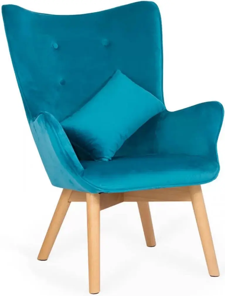 Fotoliu cu taburet Prestige Chairs BUC 267 (Turquoise) - 3