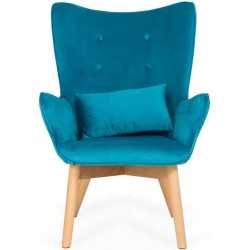 Fotoliu cu taburet Prestige Chairs BUC 267 (Turquoise) Thumb