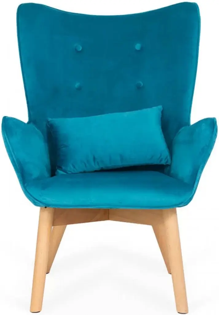 Fotoliu cu taburet Prestige Chairs BUC 267 (Turquoise) - 4
