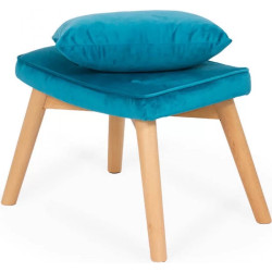 Fotoliu cu taburet Prestige Chairs BUC 267 (Turquoise) Thumb