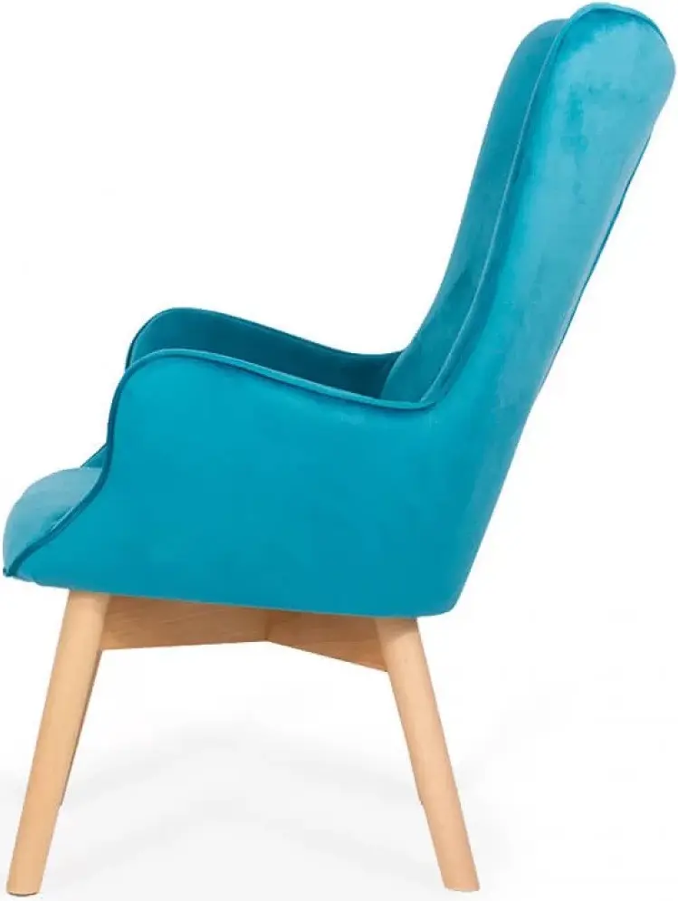Fotoliu cu taburet Prestige Chairs BUC 267 (Turquoise) - 6