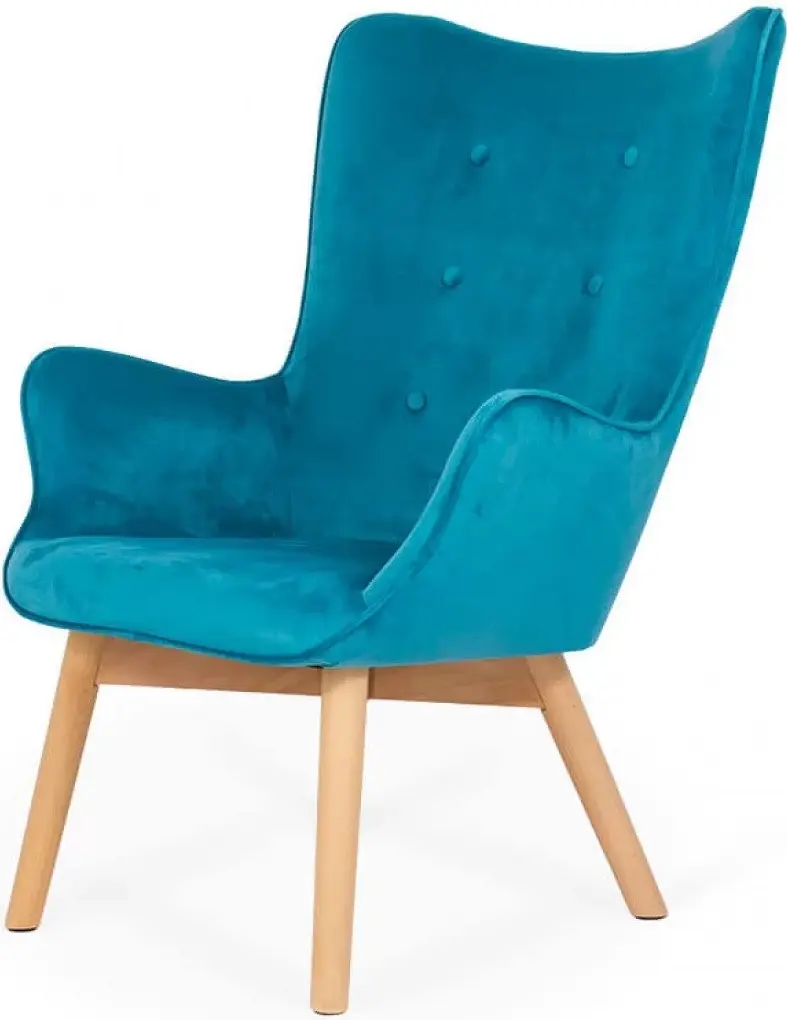 Fotoliu cu taburet Prestige Chairs BUC 267 (Turquoise) - 7