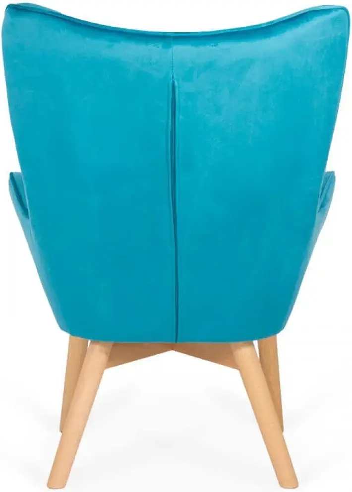 Fotoliu cu taburet Prestige Chairs BUC 267 (Turquoise) - 8