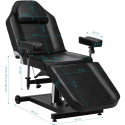 Fotoliu cosmetologic Pro Ink 322F 150966 (Black) Thumb