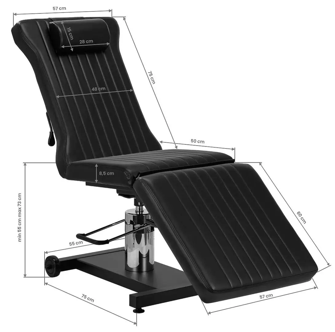 Кресло косметологическое Pro Ink 612 (Black)