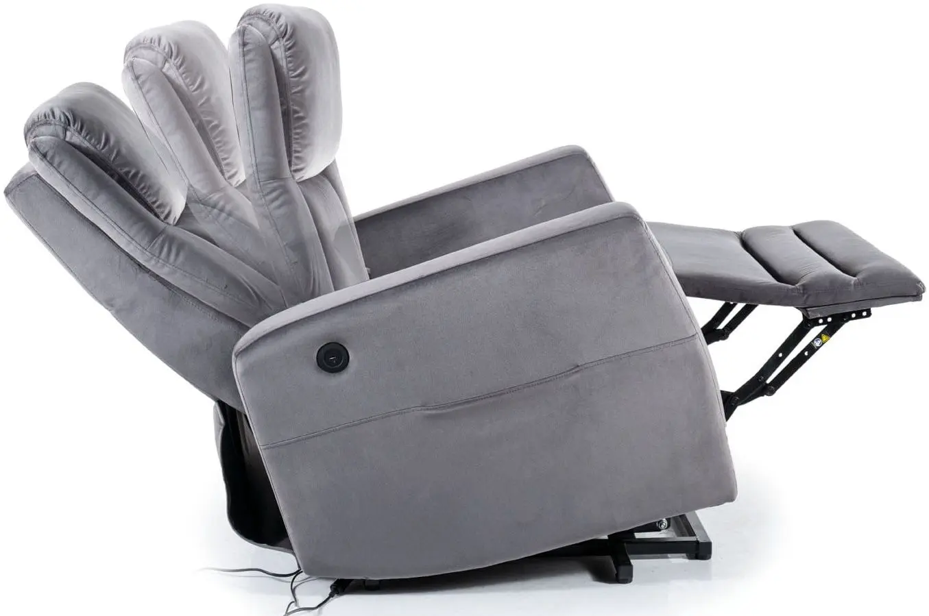 Fotoliu-recliner Signal Adonis Velvet (Gray)