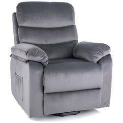 Fotoliu masaj Signal Hektor M Velvet Bluvel 14 (Grey) Thumb